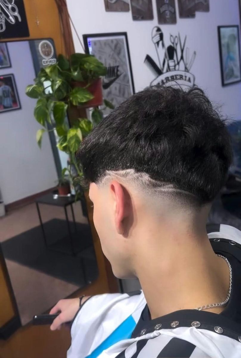 Degradé con diseño lateral