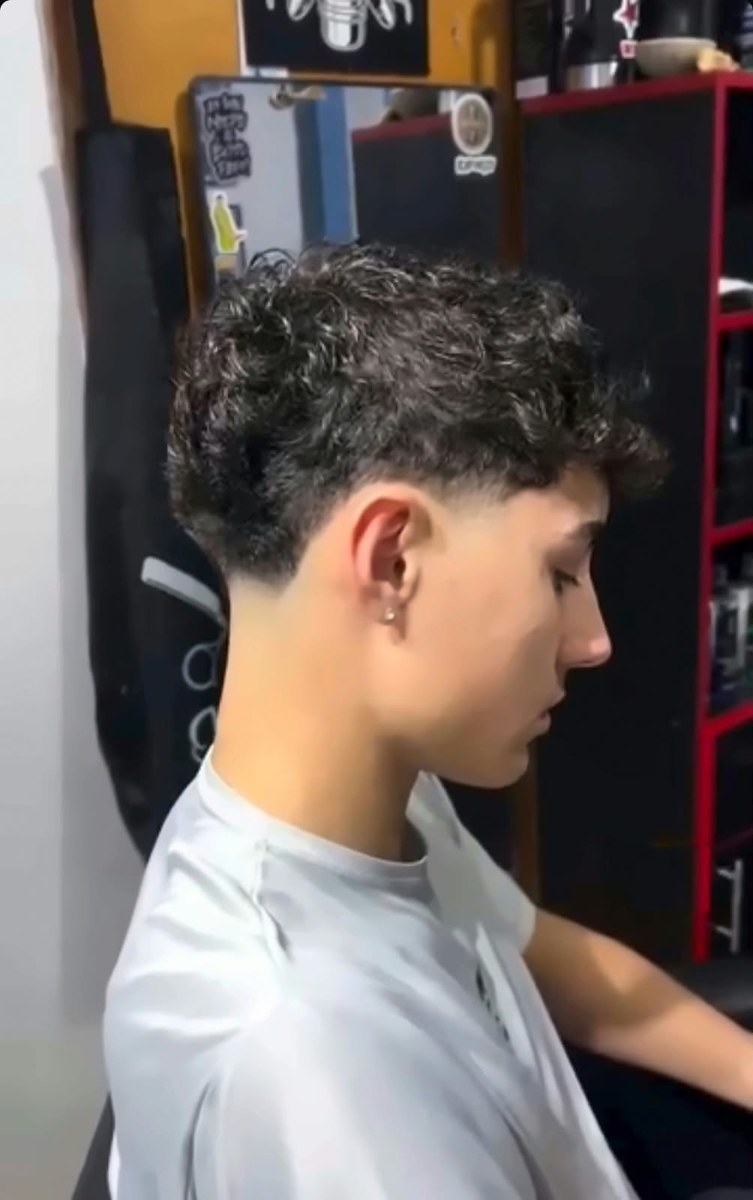 Rulos con fade bajo