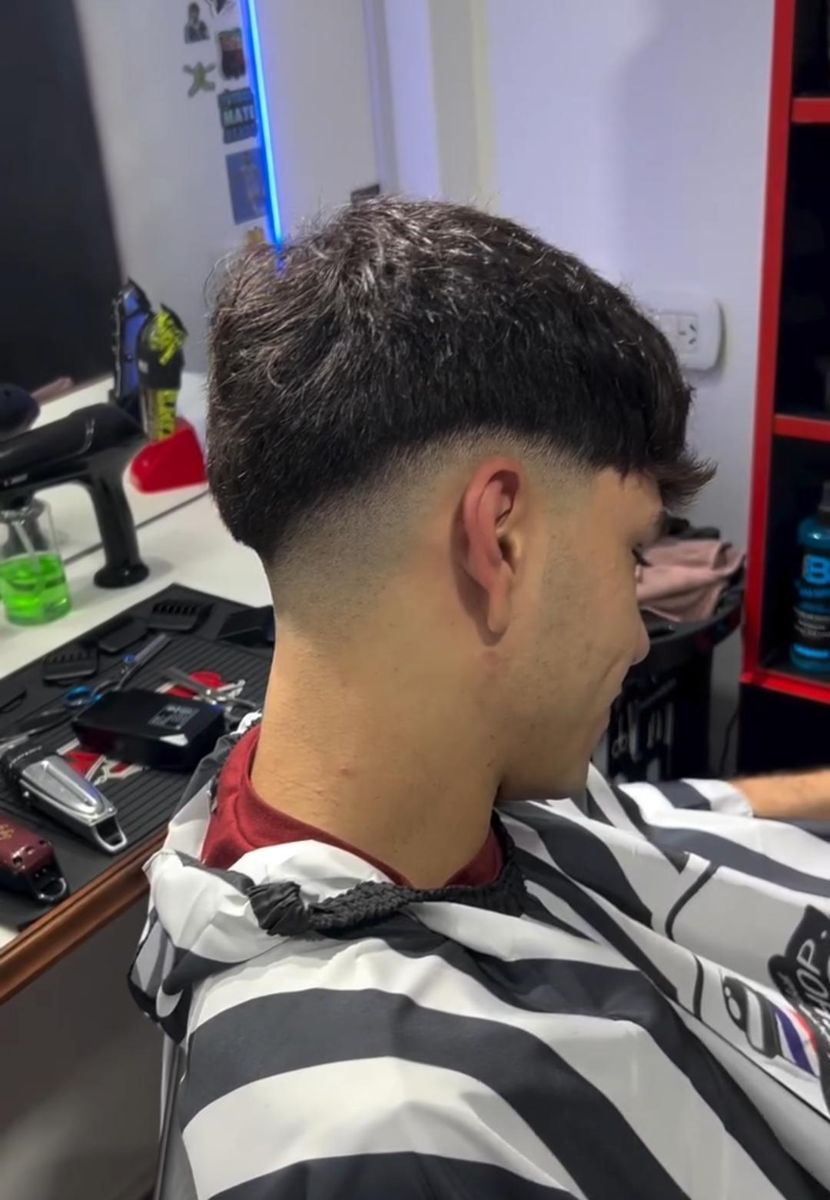 Mid fade con textura